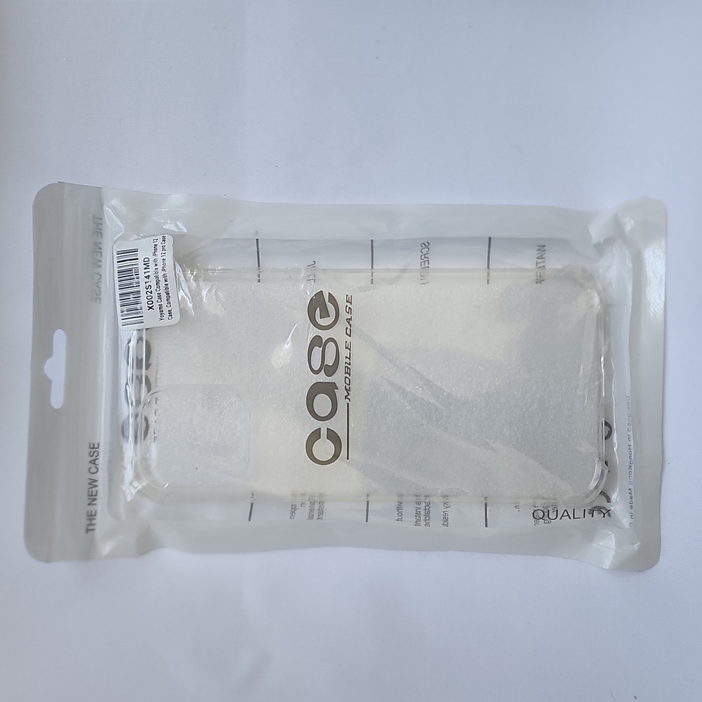 Bundle 3 for $9 - iPhone 12 Pro Cell Phone Case, Clear